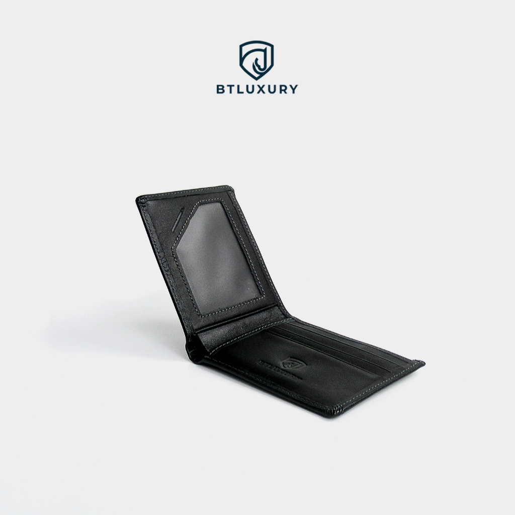 Ví nam mini kiểu ví ngang, kích thước nhỏ gọn, da bò thật 100%, bảo hành 12 tháng