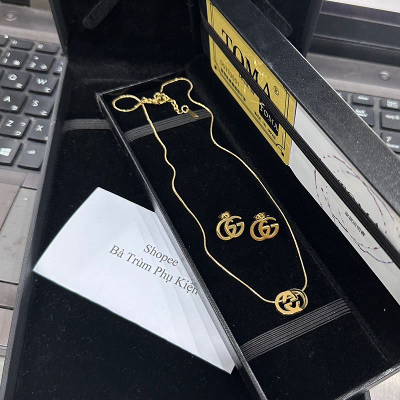 Sét vòng cổ titan cao cấp thương hiệu , chocker siêu xinh