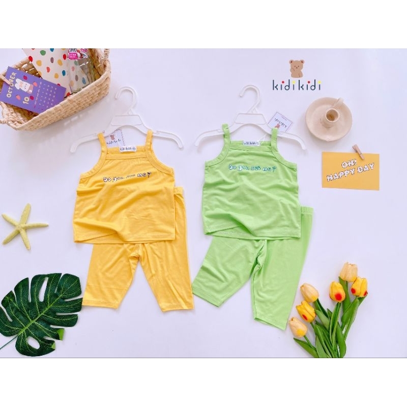 🔹️🌈Bộ Hai dây Kidikidi thun lạnh sắc màu🌈cho mùa Hè mát rượi 🌳