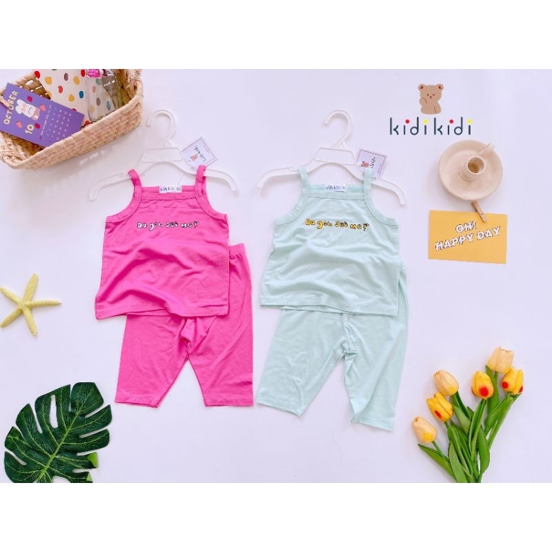 🔹️🌈Bộ Hai dây Kidikidi thun lạnh sắc màu🌈cho mùa Hè mát rượi 🌳