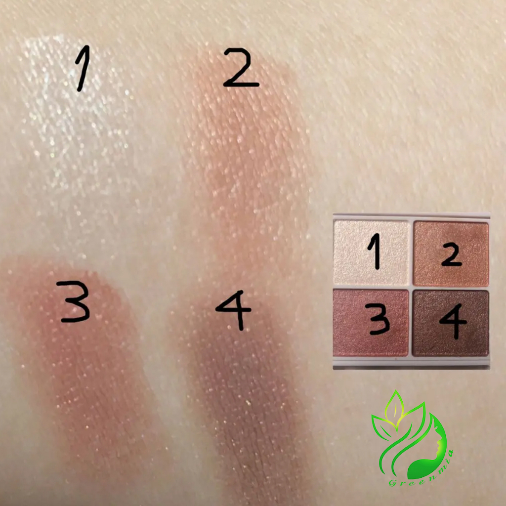 Phấn Mắt Canmake Tokyo Japan Nội Địa Nhật Silky Souffle Eyes 4 ô Màu 04