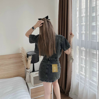 (SHOP TÁO ĐỎ BIGSIZE 50KG ĐẾN 90KG ) set 2 món áo và chân váy( không kèm bra)