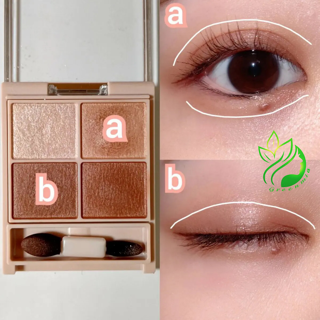 Phấn Mắt Canmake Tokyo Japan Nội Địa Nhật Silky Souffle Eyes 4 ô Màu M05