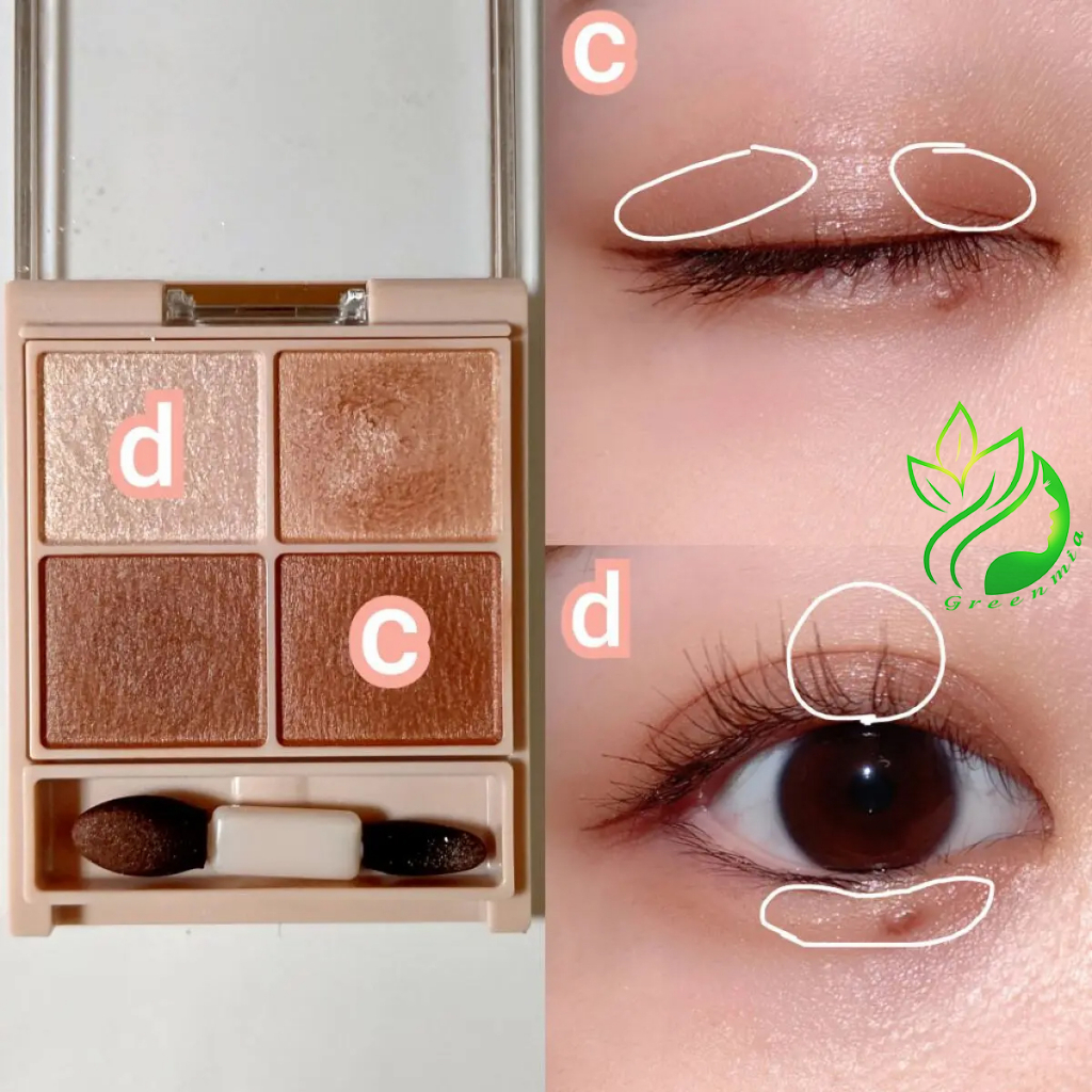 Phấn Mắt Canmake Tokyo Japan Nội Địa Nhật Silky Souffle Eyes 4 ô Màu M05