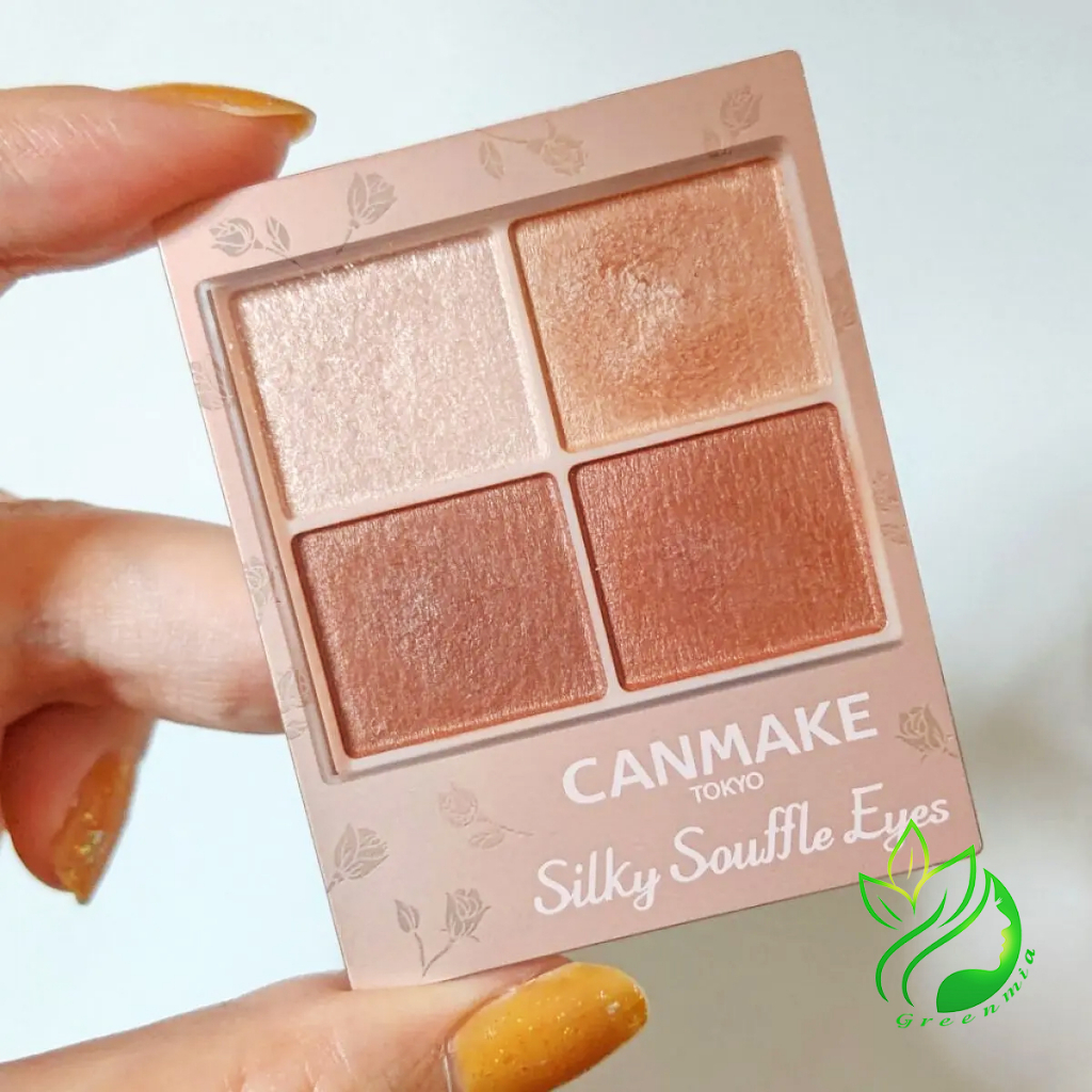 Phấn Mắt Canmake Tokyo Japan Nội Địa Nhật Silky Souffle Eyes 4 ô Màu M05