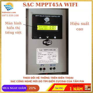 Sạc mppt45 wifi công nghệ mới