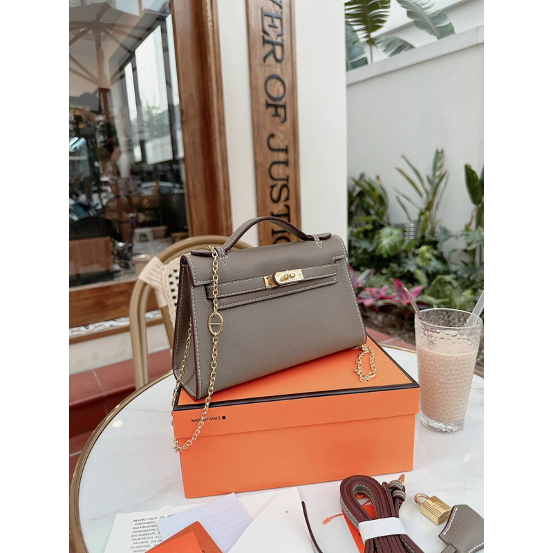 Mẫu Mới Túi HM Kelly Dáng Lùn HT19