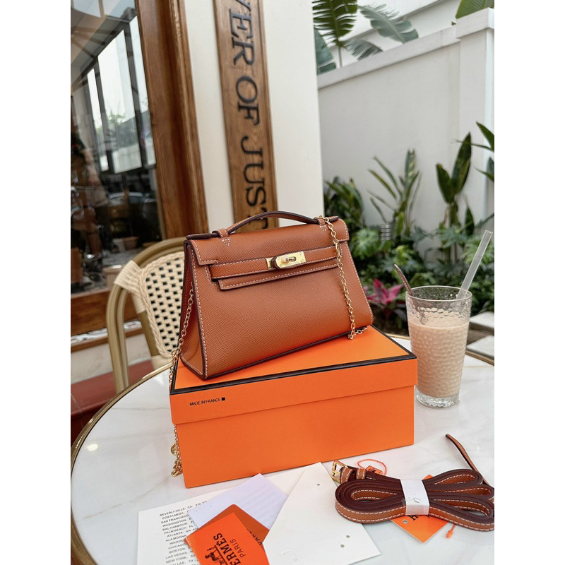 Mẫu Mới Túi HM Kelly Dáng Lùn HT19