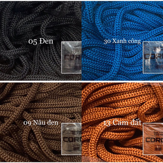 Sợi dệt Cordy 3mm trơn