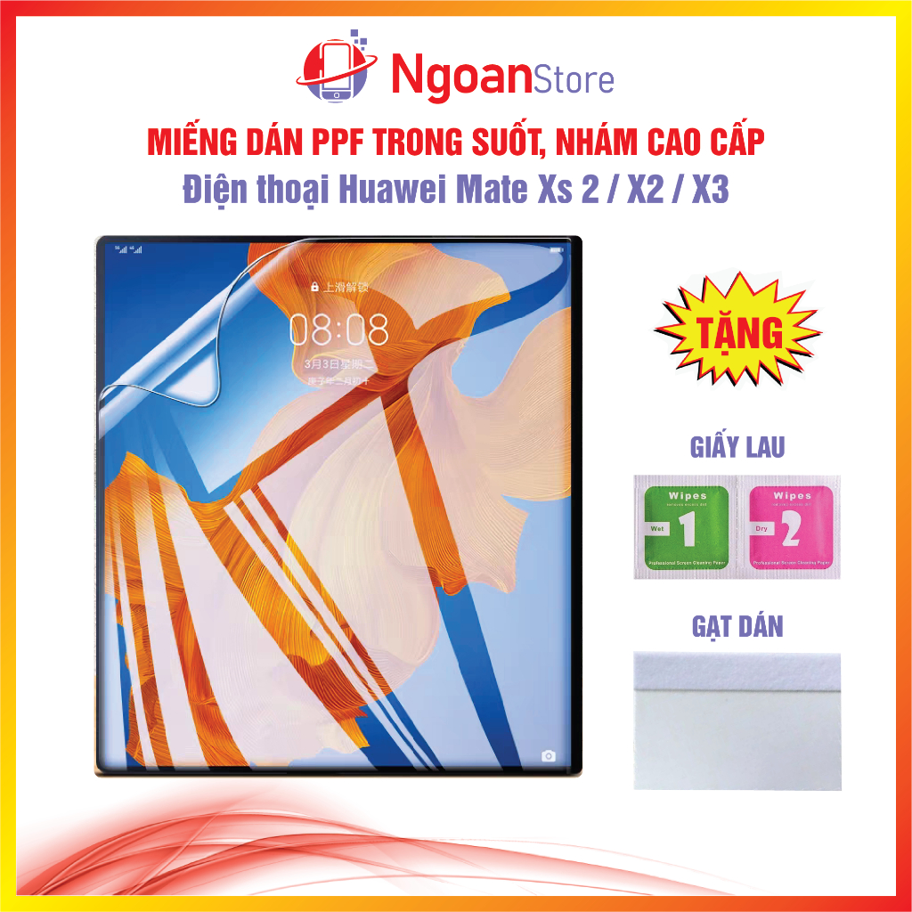Miếng dán PPF cho Điện thoại Huawei Mate Xs 2 / X2 / X3 - Ngoan Store