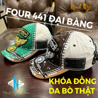 Mũ nón lưỡi trai ông địa Four 441 đại bàng thêu full họa tiết dùng dược cho cả nam và nữ