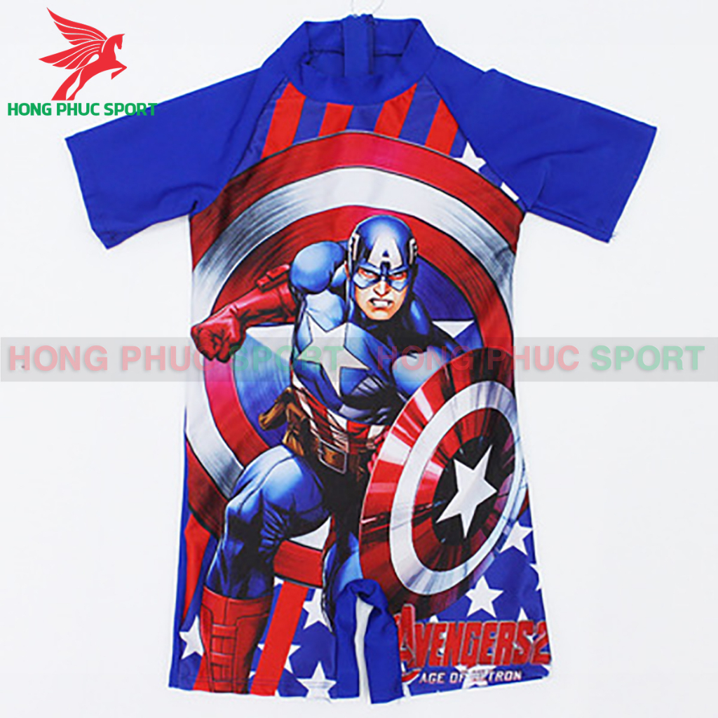 Đồ Bơi Liền Thân Bộ Đồ Bơi Rời Cho Bé Trai Họa Tiết Siêu Nhân Nhện Siêu Anh Hùng hàng cao cấp