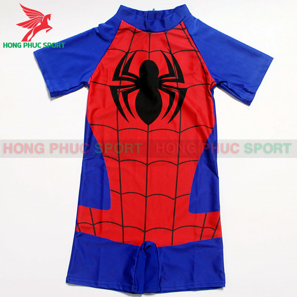 Đồ Bơi Liền Thân Bộ Đồ Bơi Rời Cho Bé Trai Họa Tiết Siêu Nhân Nhện Siêu Anh Hùng hàng cao cấp