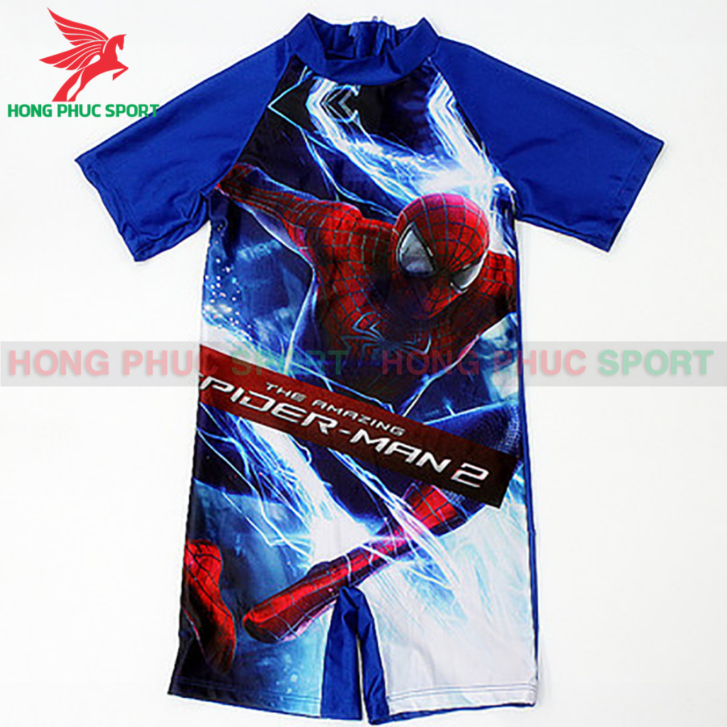 Đồ Bơi Liền Thân Bộ Đồ Bơi Rời Cho Bé Trai Họa Tiết Siêu Nhân Nhện Siêu Anh Hùng hàng cao cấp