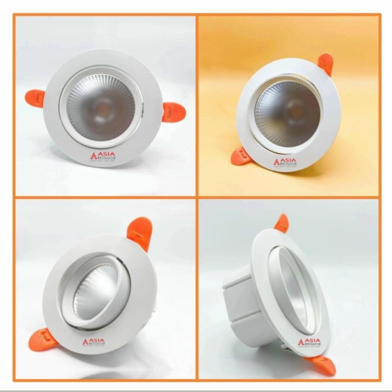 ÂM TRẦN XOAY GÓC MẶT KÍNH MỜ DOB 5w , 10w ASIA