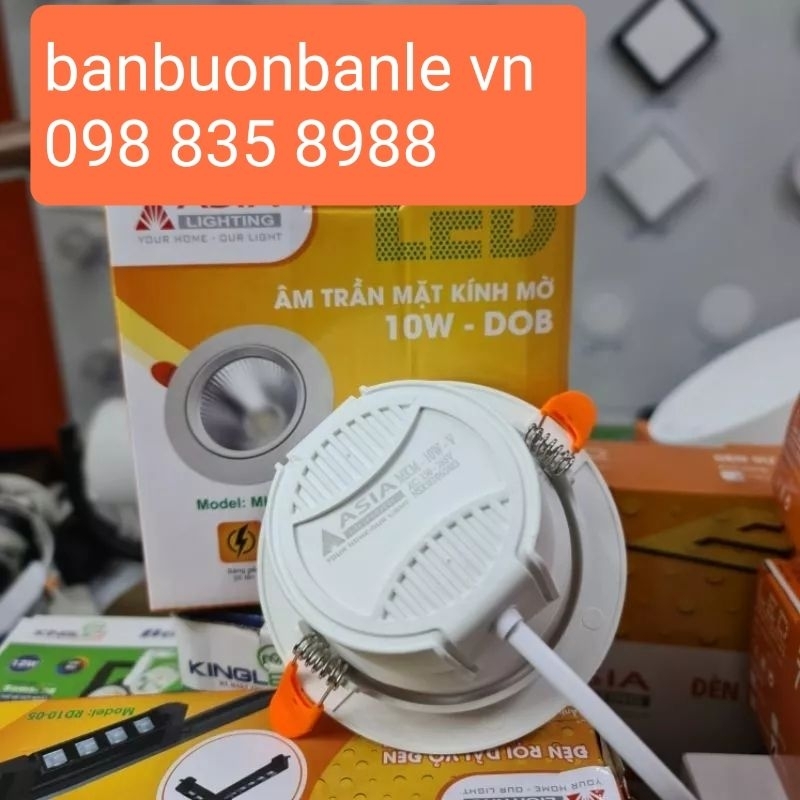 ÂM TRẦN XOAY GÓC MẶT KÍNH MỜ DOB 5w , 10w ASIA