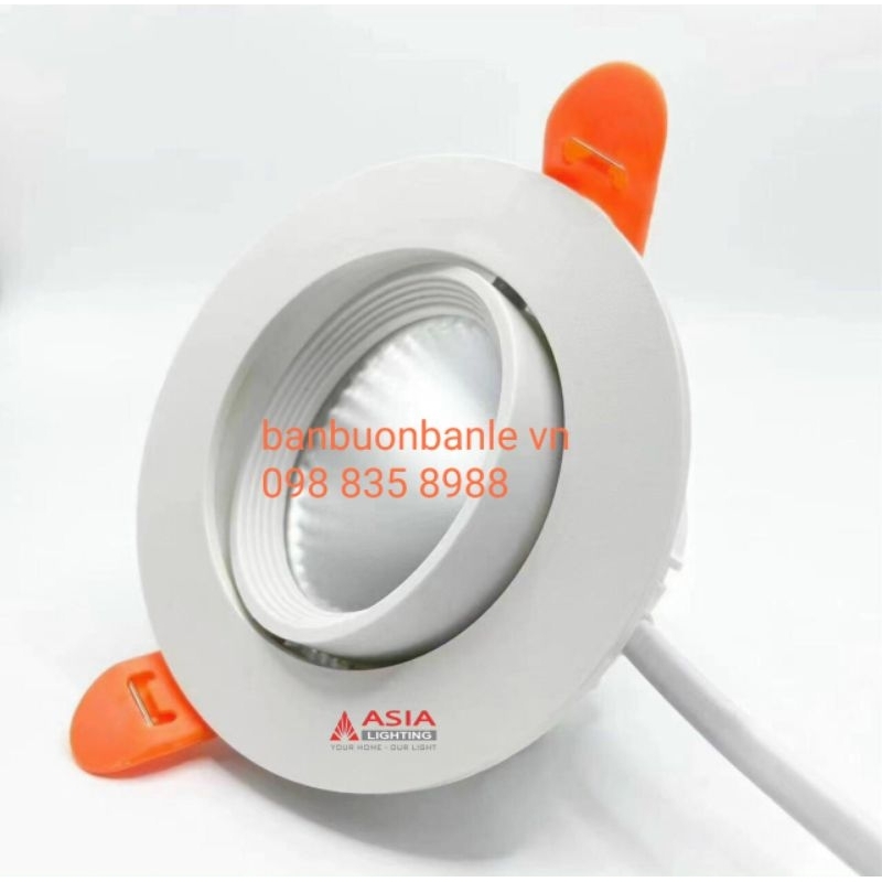 ÂM TRẦN XOAY GÓC MẶT KÍNH MỜ DOB 5w , 10w ASIA