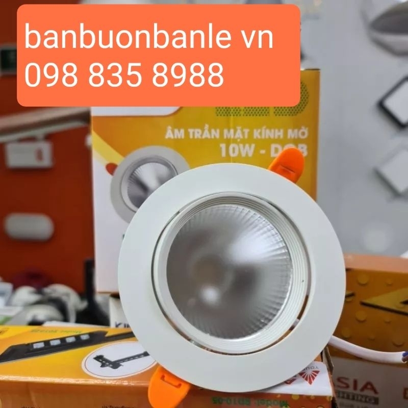 ÂM TRẦN XOAY GÓC MẶT KÍNH MỜ DOB 5w , 10w ASIA