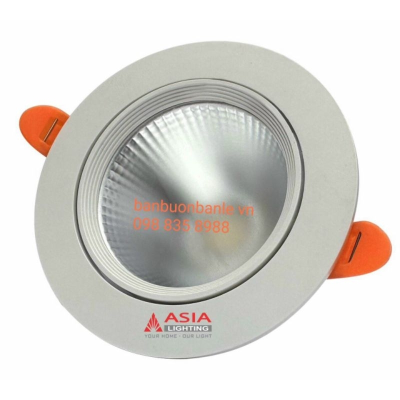 ÂM TRẦN XOAY GÓC MẶT KÍNH MỜ DOB 5w , 10w ASIA