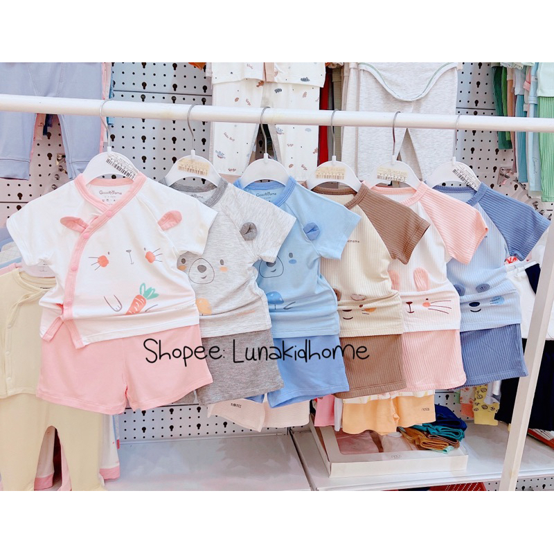 Bộ cộc tay sơ sinh Goodmama