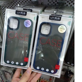 Ốp lưng likgus nhám mờ viền màu chống sốc cho iphone 11 pro/iphone 11/11 pro max.