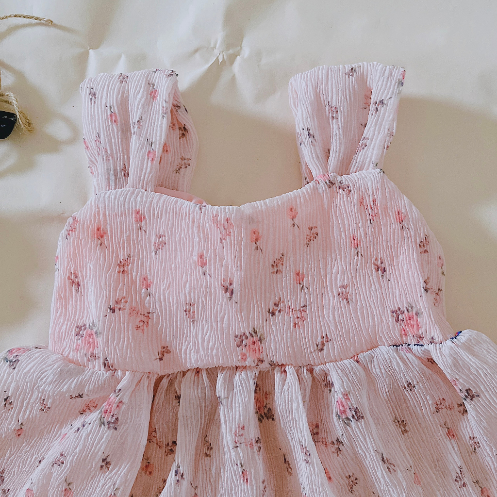 Sét bộ đi biển đi chơi mùa hè 8-38kg👘👘NHƯÝ HOUSE'S-bộ quần áo cho bé,quà tặng sinh nhật,đi chơi-Set bộ áo hoa quần trắng