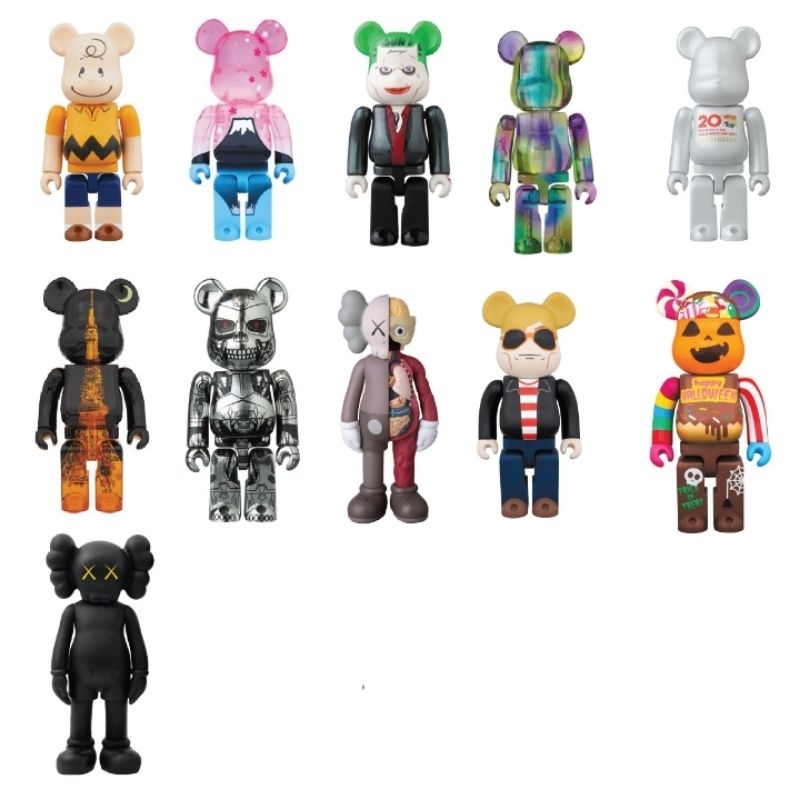 Hình ủi nhiệt, in áo. Hình Gấu Bearbrick B2 đủ size
