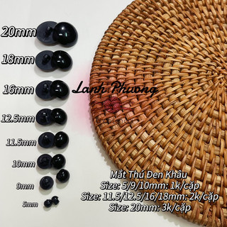 Mắt Thú Bông Đen Khâu