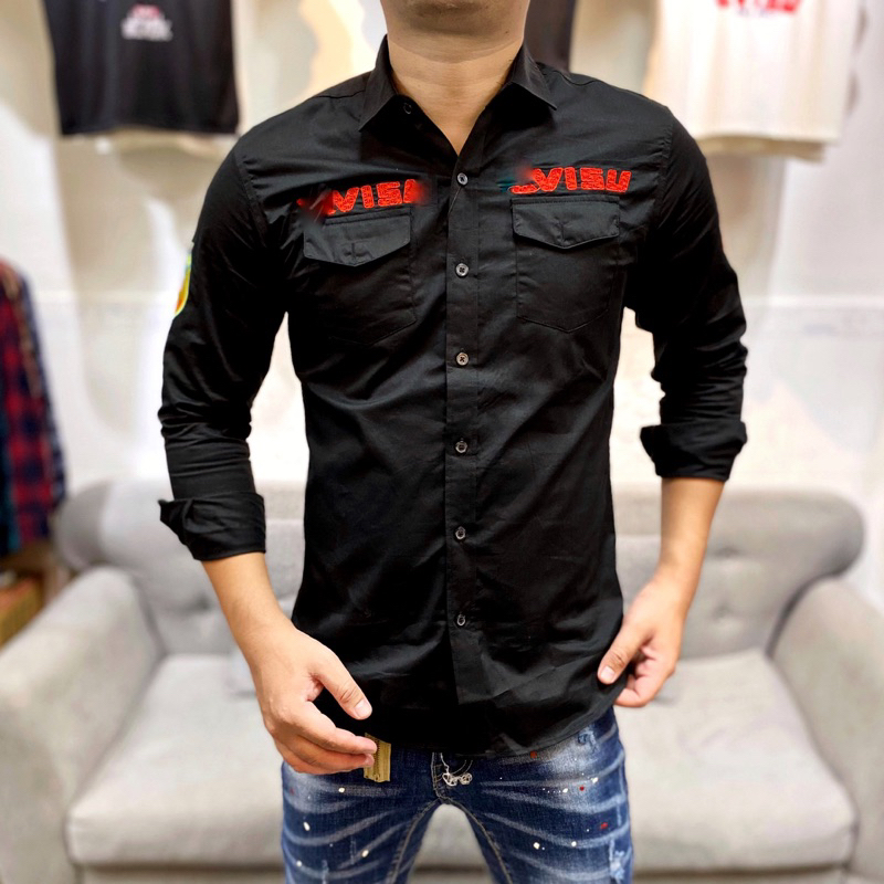 Sơ mi thêu hoạ tiết cá chép cao cấp giá tốt nhất