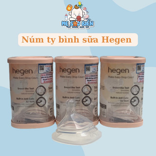  Núm ty bình sữa Hegen chính hãng núm ti 