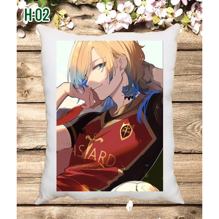 Gối in hình anime Blue lock mechael kaiser