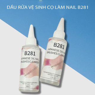 Nước rửa cọ B281 chai 60ml, dầu rửa cọ