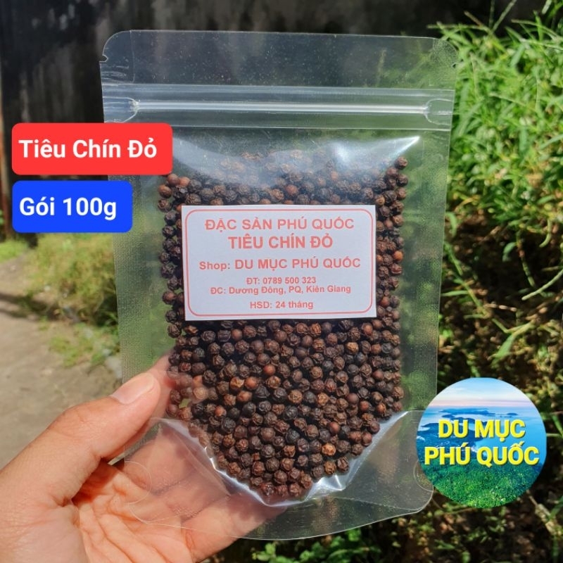 Tiêu Chín Đỏ - Tiêu Sọ (Đặc Sản Phú Quốc)