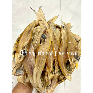 Khô Cá Lưỡi Châu vị mặn nhạt thịt rất ngon vừa ăn chiên hoặc nướng loại ngon hút chân không túi 500gr và 1kg