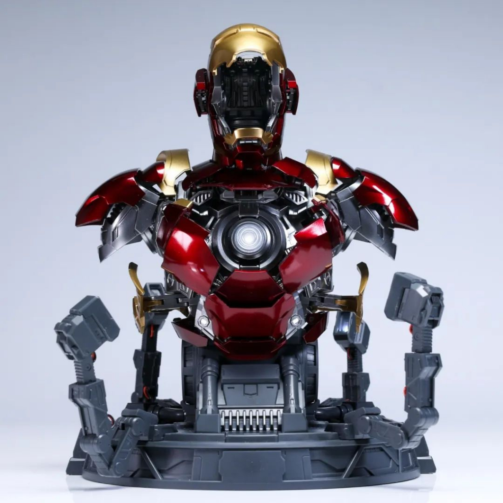 Mô Hình Lắp Ráp YOLOPARK IRON MAN Mark XLVI Bust Plastic Model Kit