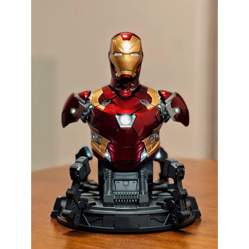 Mô Hình Lắp Ráp YOLOPARK IRON MAN Mark XLVI Bust Plastic Model Kit