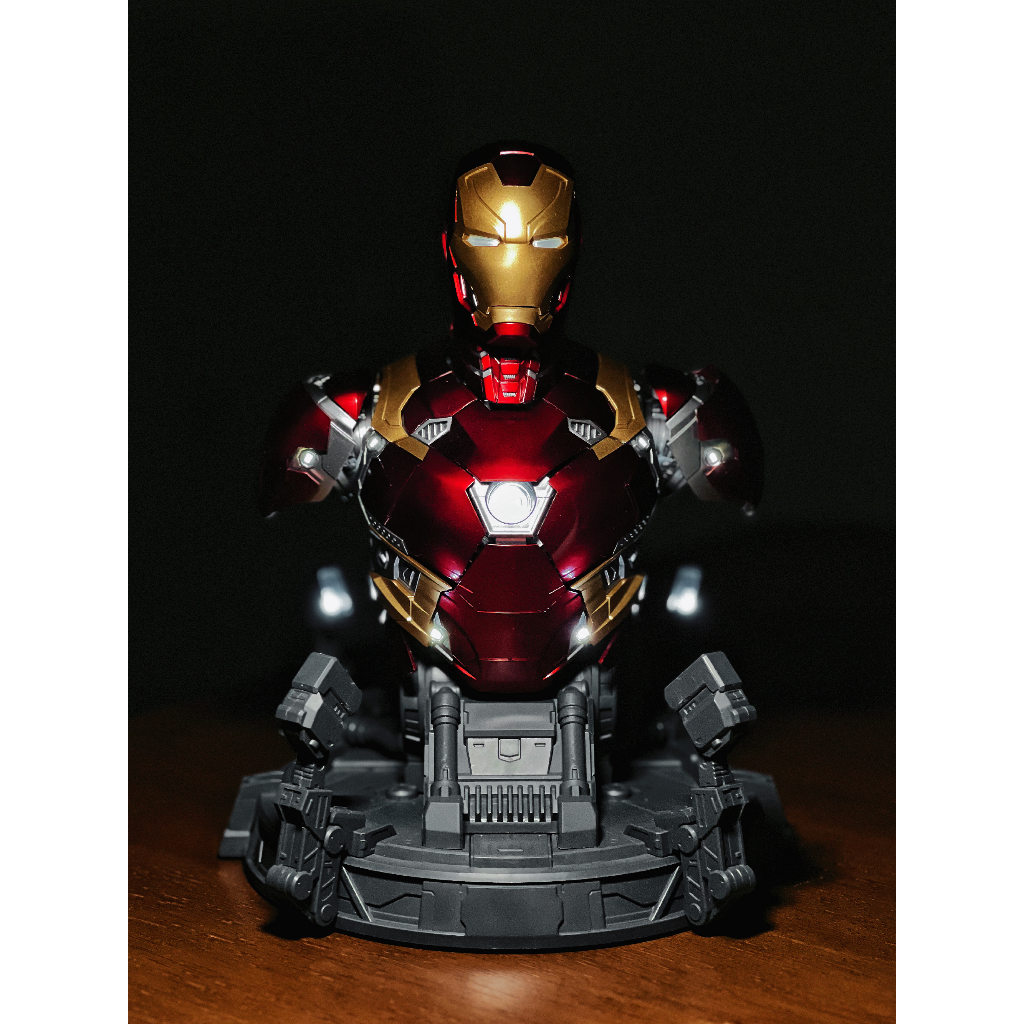 Mô Hình Lắp Ráp YOLOPARK IRON MAN Mark XLVI Bust Plastic Model Kit