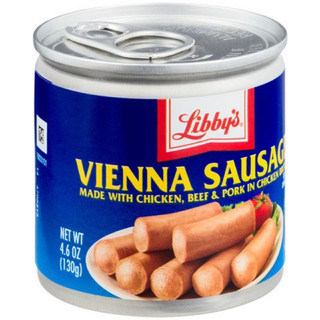 Xúc xích đóng hộp libbys vienna sausage 130g của mỹ date 2025