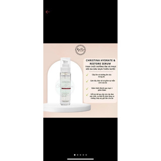 22 - Serum Huyết thanh phục hồi dưỡng ẩm Comodex Hydrate Restore Serum