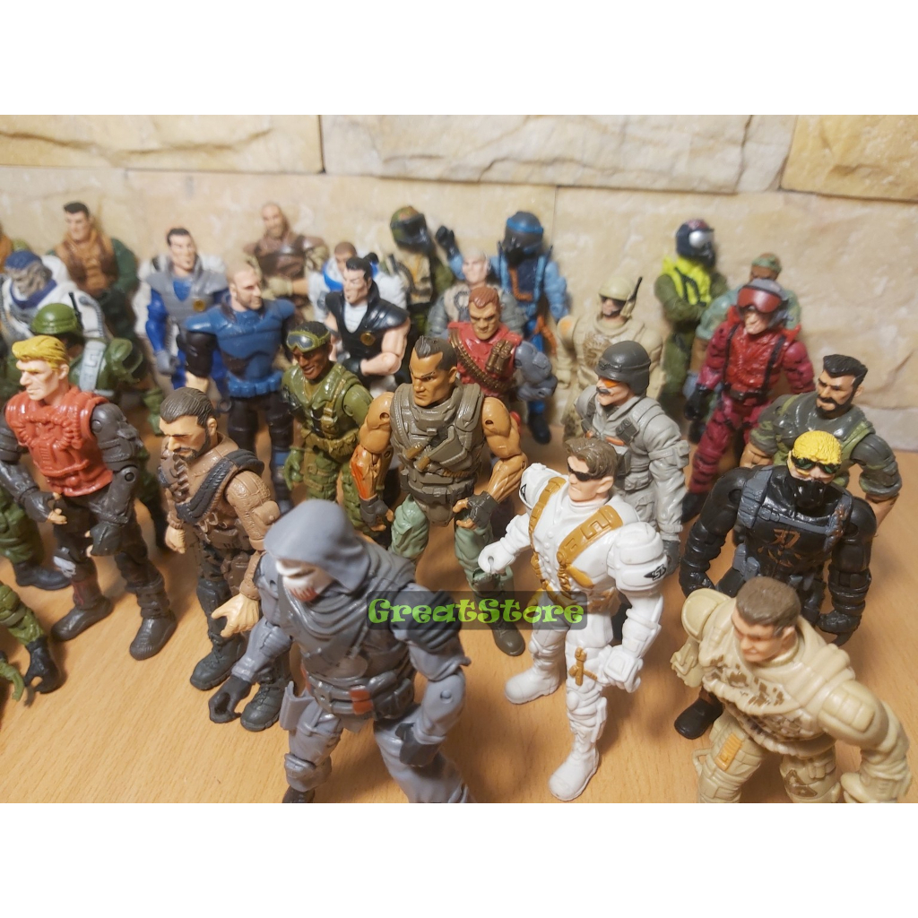 MÔ HÌNH Lính 1:18 dùng trang trí xe máy, ô tô 9-10 cm