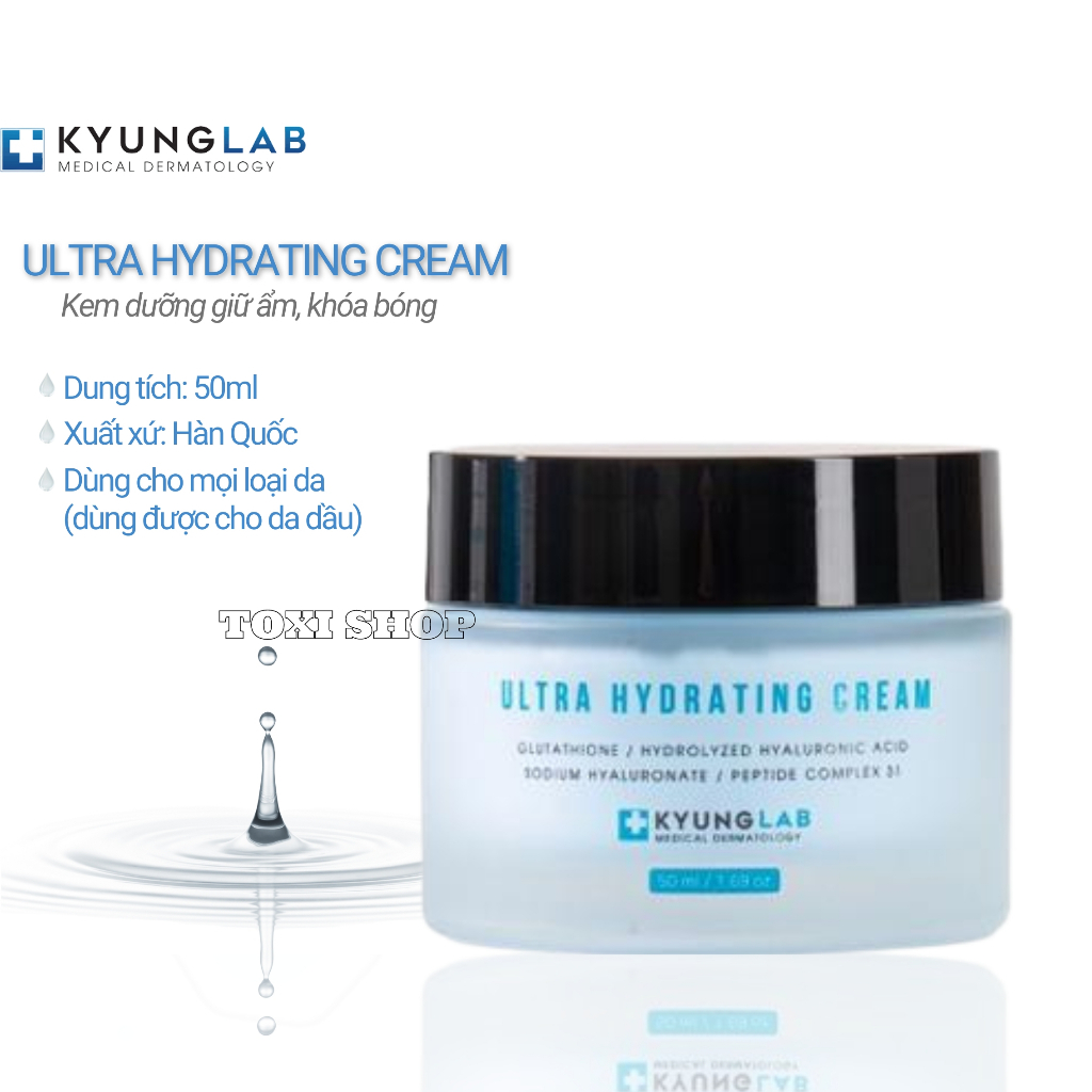 Kem dưỡng ẩm Kyung Lab, Ultra Hydrating Cream 50ml, cấp ẩm khóa bóng, dịu mát da, trắng da, ngừa lão hóa