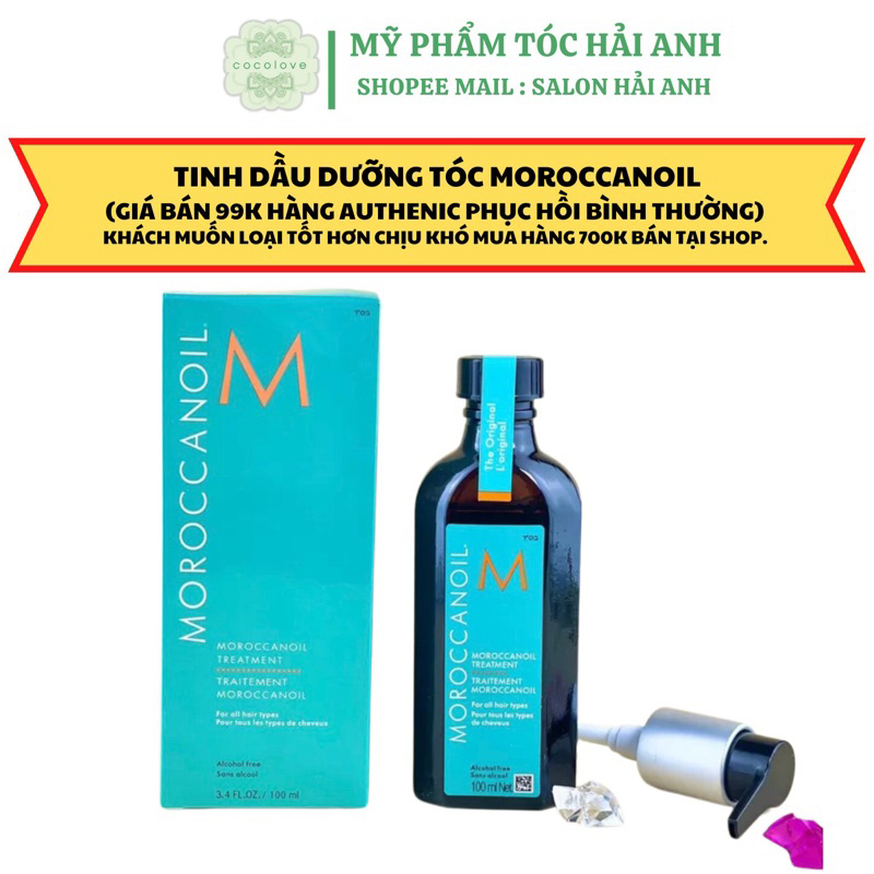 Tinh Dầu Dưỡng Tóc Phục Hồi Moroccanoil 100ML