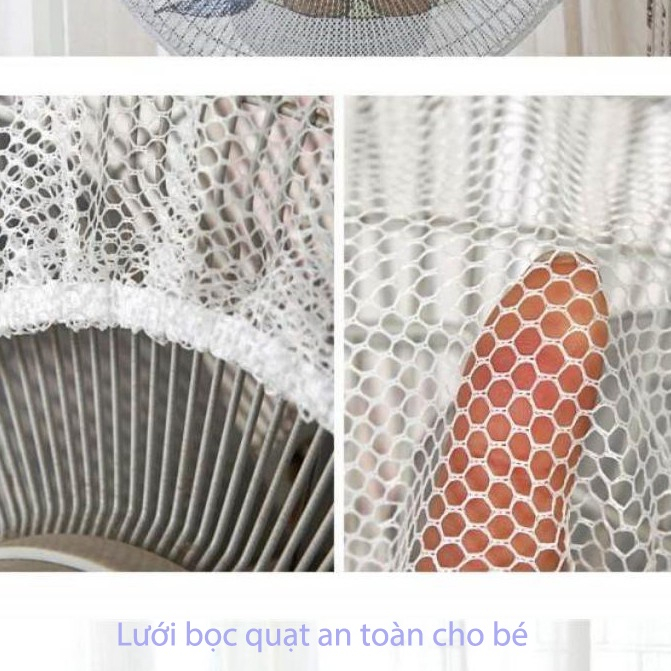 Lưới Bọc Quạt An Toàn Cho Bé Yêu, Đủ Kích Cỡ, Bọc Kín Phía Sau , Thoáng Khí - Bố Bắp Store