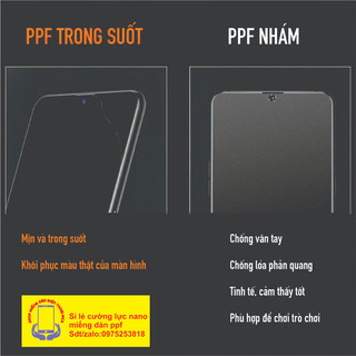 Miếng dán ppf bảo vệ điện thoại Huawei Mate 40 Pro (Mate40 pro/Mate 40pro)