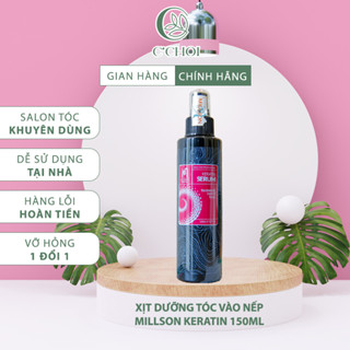 Xịt dưỡng tóc phục hồi hư tổn, sịt chống nhiệt, tóc uốn nhuộm, tinh chất dưỡng tóc khô xơ Keratin Millson 150ml [C'CHOI]