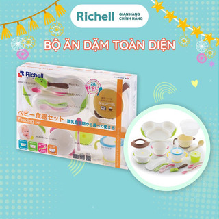 Bộ ăn dặm toàn diện richell chính hãng nhập khẩu nhật bản