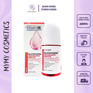 Lăn nách mờ thâm dưỡng trắng da Angel's Liquid Glutathione plus Niacinamide Arbutin Fresh Deodorant 60ml