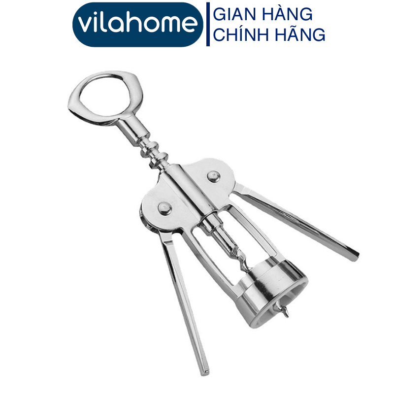 Dụng Cụ Mở Rượu Vang, Bật Lắp Chai VilaHome, Mở Sâm Panh Đa Năng Tiện Lợi, Chất Liệu Inox Cao Cấp An Toàn HCC