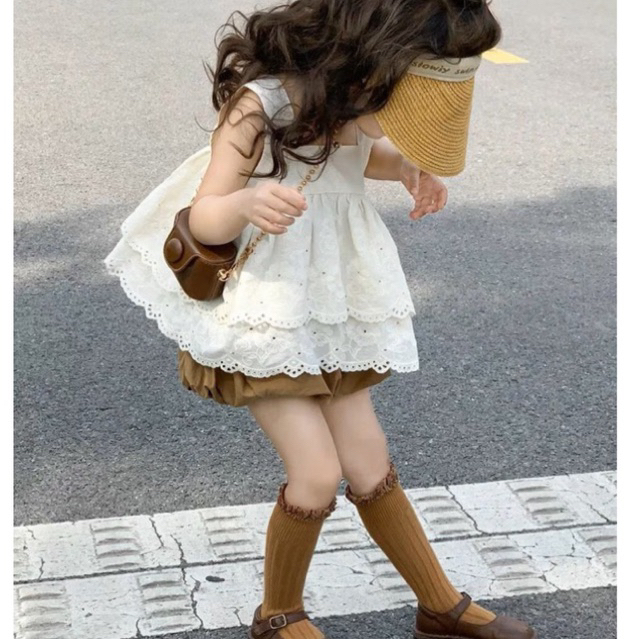 Set bộ bé gái hàng Quảng Châu cao cấp cho bé gái