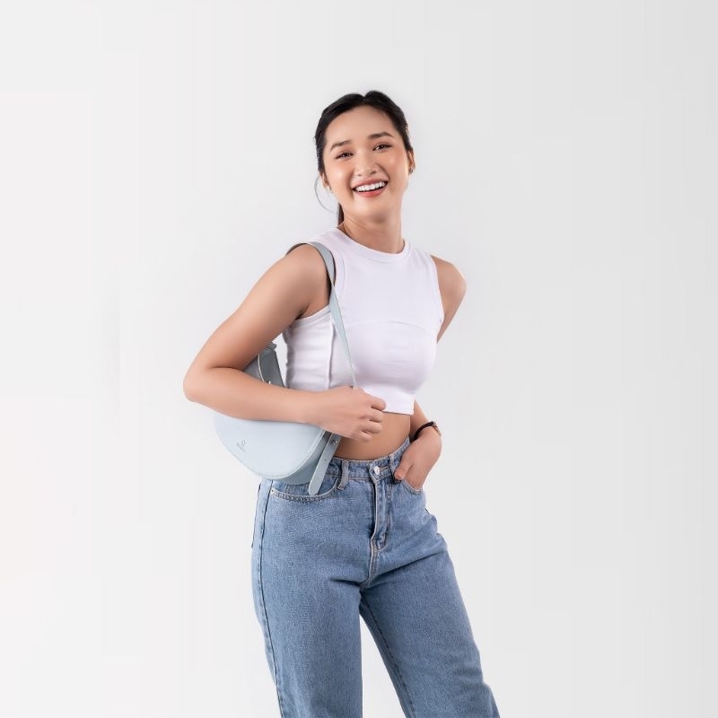 Túi đeo chéo hình bán nguyệt Yuumy seasand YN156 Không Thấm Nước